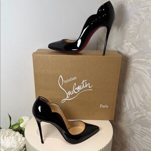 Christian Louboutin Glossy Black Heels